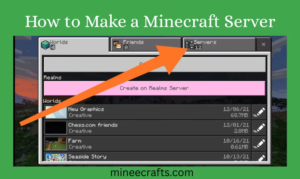 How to create Minecraft Server