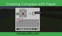 How to Make a Paper in Minecraft (Easy Step-by-Step Guide) 4 Creating compass with paper