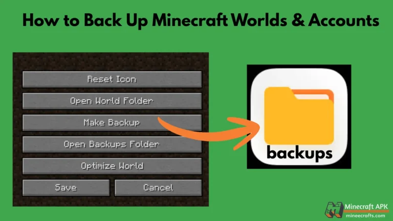 How to Back Up Your Minecraft APK Account & Worlds 4 How To Back up Your Minecraft APK Worlds & Account