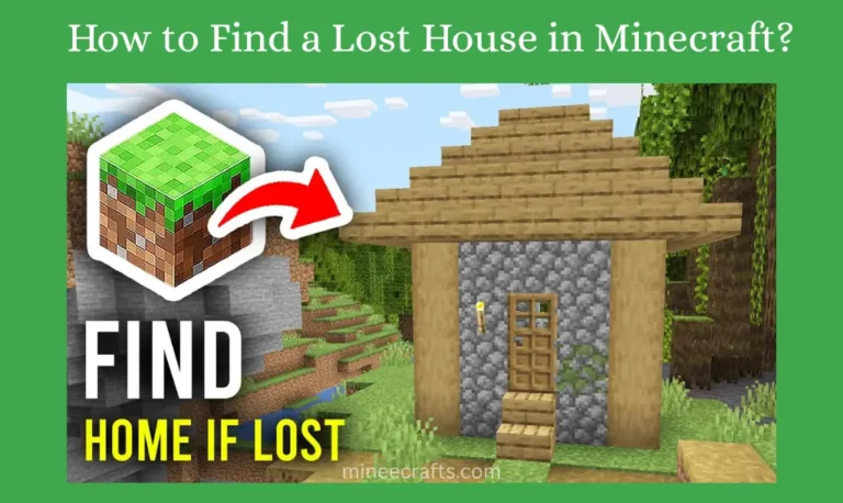 Find a lost House in Minecraft